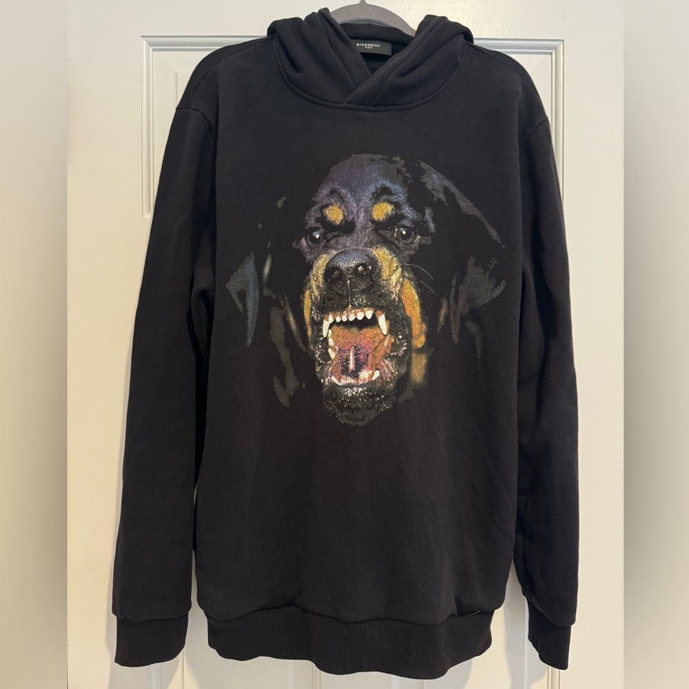 Givenchy Rottweiler Sweatshirt Hoodie, Medium, Men/Women